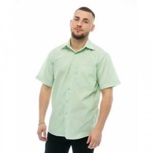 Рубашка , размер 48RU/M/170-176/40 ворот, зеленый Maestro. Цвет: зеленый