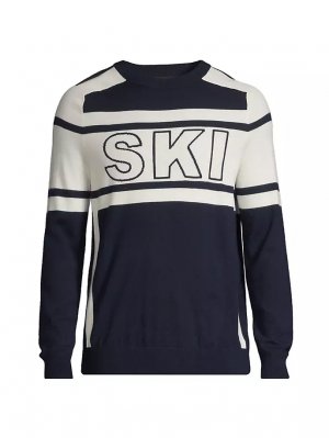 Лыжный шерстяной свитер , темно-синий Perfect Moment