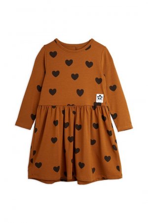 Платье маленькой девочки , коричневый Mini Rodini
