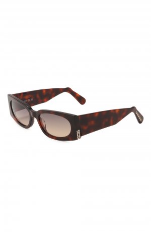 Солнцезащитные очки GCDS. Цвет: коричневый