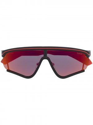 Солнцезащитные очки с логотипом MSGM. Цвет: черный