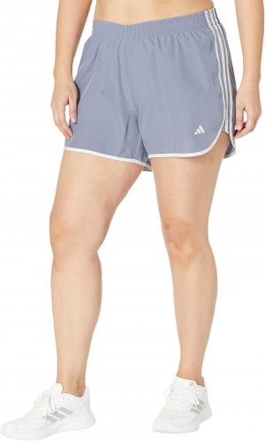 Шорты для бега Marathon 20 больших размеров adidas, цвет Silver Violet Adidas