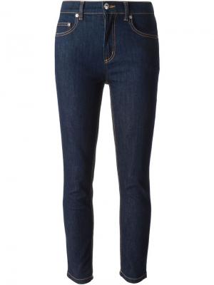 Укороченные джинсы кроя скинни Marc By Jacobs. Цвет: синий