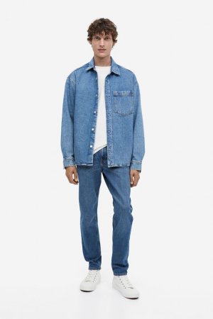 Обычные зауженные джинсы H&M