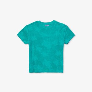 Хлопковая футболка для плавания с черепахой, 8–14 лет , цвет vert tropezien Vilebrequin