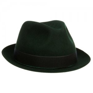 Шляпа федора CHRISTYS THE HARRY cso100227, размер 58. Цвет: зеленый