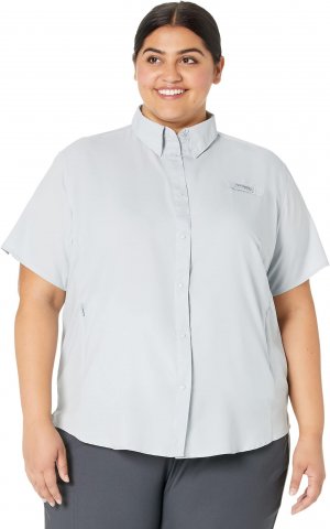 Рубашка Tamiami II S/S больших размеров , цвет Cirrus Grey 1 Columbia