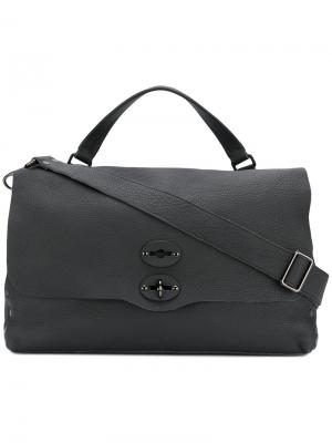 Классическая сумка для ноутбука Zanellato. Цвет: черный