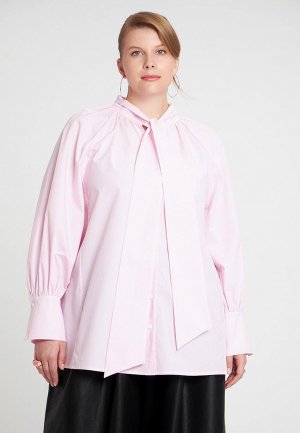 Блуза Lessismore. Цвет: розовый