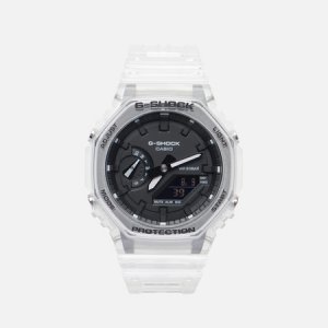 Наручные часы G-SHOCK GA-2100SKE-7AER Skeleton Series CASIO. Цвет: белый