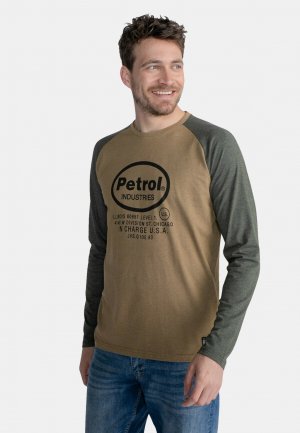 Рубашка с длинными рукавами MIT RUNDHALS UND LOGO , цвет grün Petrol Industries