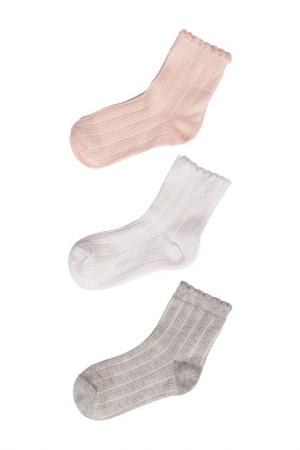Носки (3 пары) для девочек 5.10.15.. Цвет: разноцветный