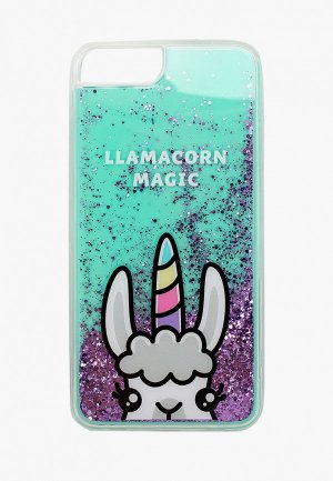 Чехол для iPhone Zakka Llamacorn magic (Iphone 6/7/8 PLUS). Цвет: бирюзовый