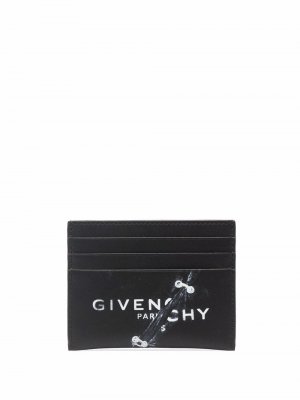 Картхолдер с принтом Givenchy. Цвет: черный