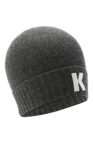 Кашемировая шапка Kiton. Цвет: серый
