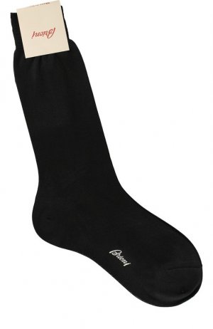 Шелковые носки Brioni. Цвет: синий