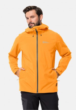 Дождевик/водоотталкивающая куртка HIGHEST PEAK , цвет orange pop Jack Wolfskin