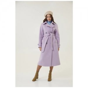 Пальто реглан, размер M, фиолетовый 23.05 Atelier. Цвет: черный