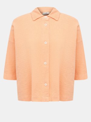 Рубашки DEHA. Цвет: персиковый