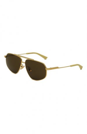 Солнцезащитные очки Bottega Veneta. Цвет: коричневый