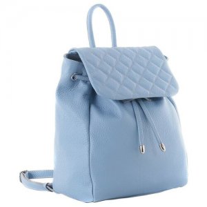 Рюкзак , фактура стеганая, голубой, синий Fiato. Цвет: синий