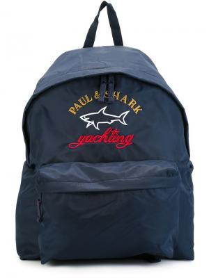 Рюкзак с логотипом Paul & Shark. Цвет: синий