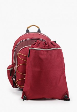 Рюкзак и мешок Ecco BACK TO SCHOOL. Цвет: бордовый