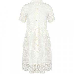 Платье, размер 36, белый Max & Moi. Цвет: белый
