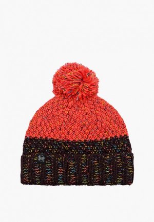 Шапка Buff Knitted & Fleece Band Hat Janna. Цвет: коралловый