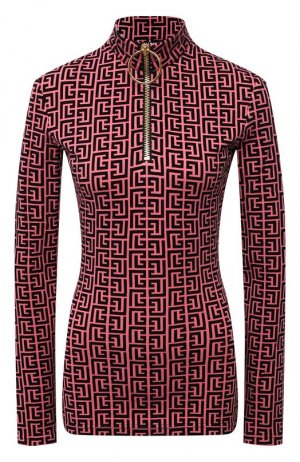 Пуловер из вискозы x Rossignol Balmain. Цвет: розовый