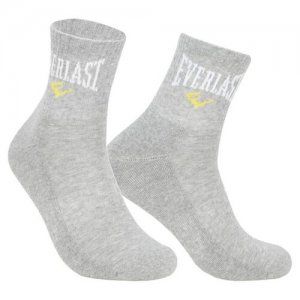 Носки , размер 41-42 RU, серый Everlast. Цвет: серый