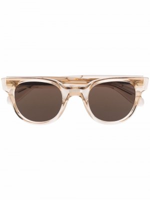 1392 round-frame sunglasses Cutler & Gross. Цвет: бежевый