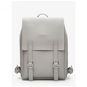 Светло-серый рюкзак LOKIS. Цвет: серый
