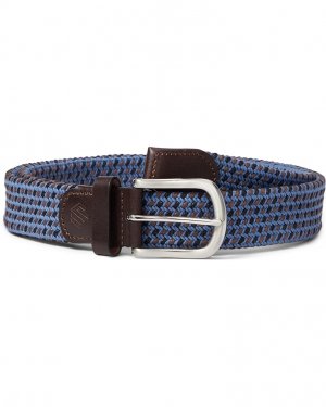 Ремень Woven Stretch Knit Belt, цвет Navy/Blue/Brown Johnston & Murphy