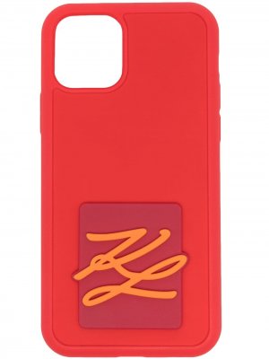 Чехол Karligraphy для iPhone 11 Karl Lagerfeld. Цвет: красный