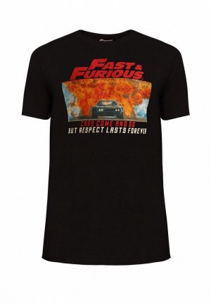Футболка Finn Flare Форсаж Fast & Furious for. Цвет: черный