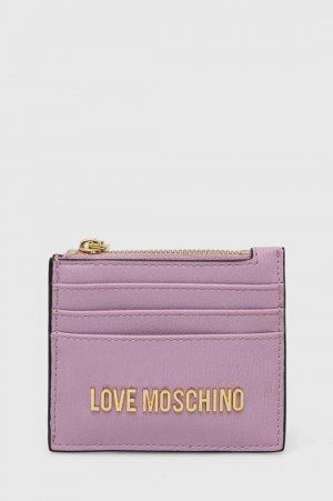 Визитница Love Moschino, фиолетовый MOSCHINO
