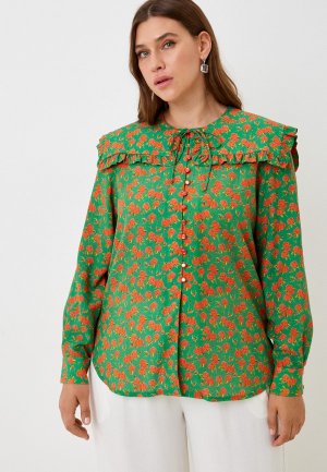 Блуза Rafinad. Цвет: зеленый
