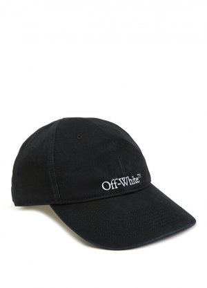 Черная женская шляпа с логотипом Off-White