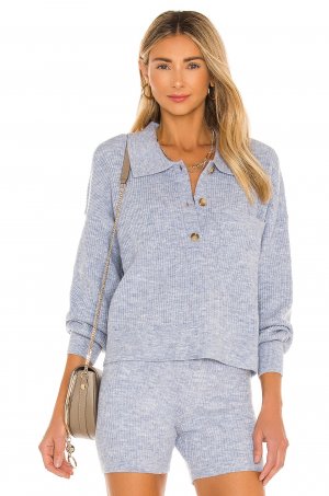 Поло Amanda Oversized Knit, синий Song of Style