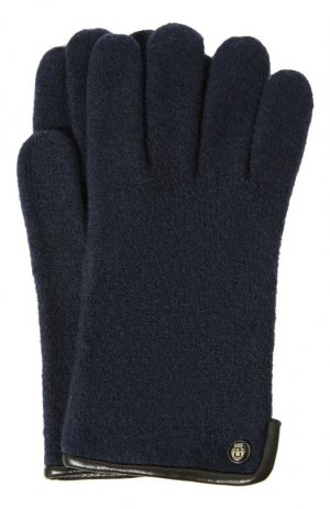 Шерстяные перчатки Roeckl. Цвет: синий