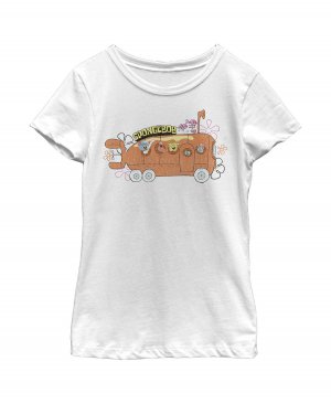 Детская футболка с изображением Губки Боба и для девочек, нижняя часть бикини персонажами автобуса Nickelodeon