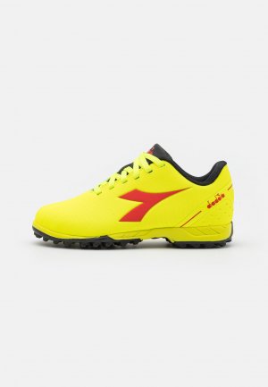 Кроссовки для мини-футбола с шипами Pichichi 5 Tf Jr Unisex , цвет yellow/milano red/black Diadora