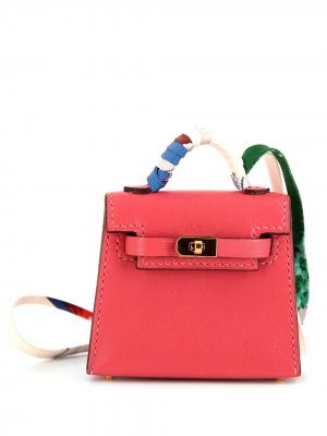 Подвеска на сумку Kelly Twilly 2020-го года Hermès. Цвет: розовый