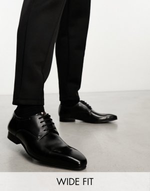 Черные кожаные оксфорды на шнуровке Ben Sherman