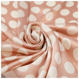 Платок женский текстильный, цвет бежевый, размер 70х70 Rossini. Цвет: бежевый