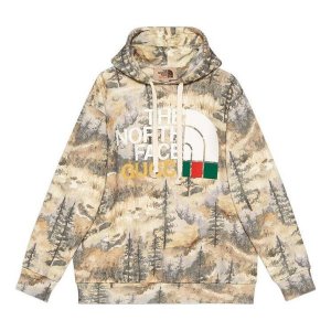 Толстовка x North Face Hoodie 'Forest Print', цвет forest print Gucci