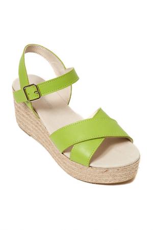 Sandals Frank Daniel. Цвет: green