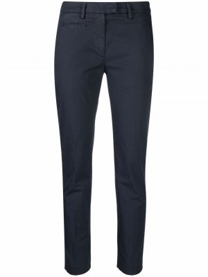 Cropped skinny-cut trousers DONDUP. Цвет: синий