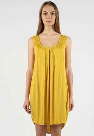 Платье Intrico. Цвет: желтый
